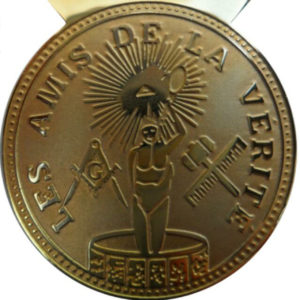 Medalla de la Logia Les Amís de la Vérité N°16